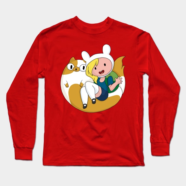 Fionna and Cake Long Sleeve T-Shirt by valentinahramov